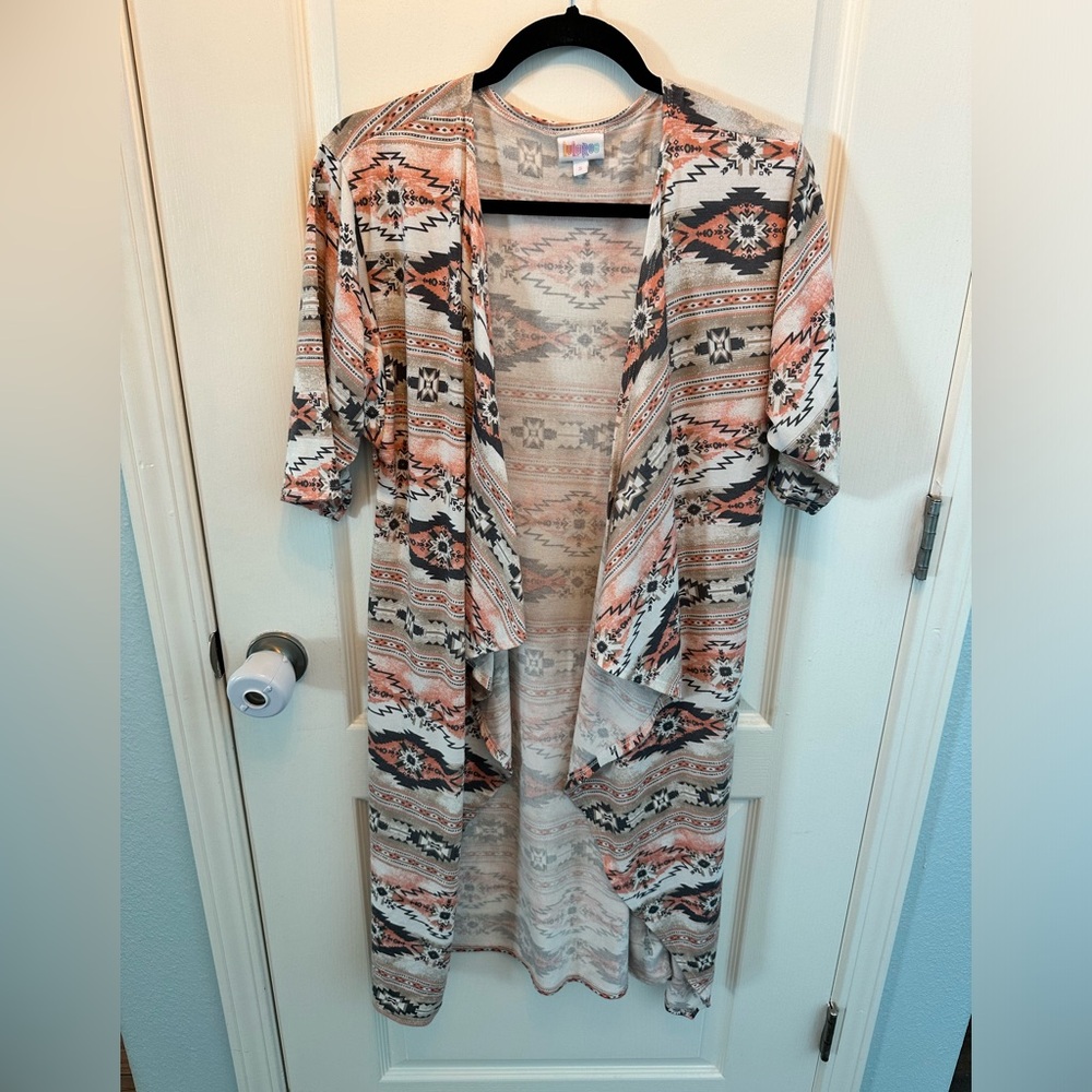 LuLaRoe Shirley. Unicorn Aztec print.